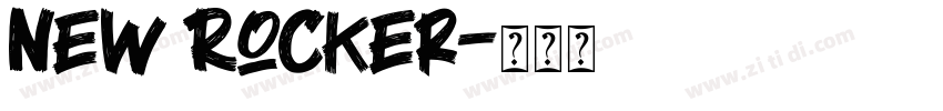 New Rocker字体转换
